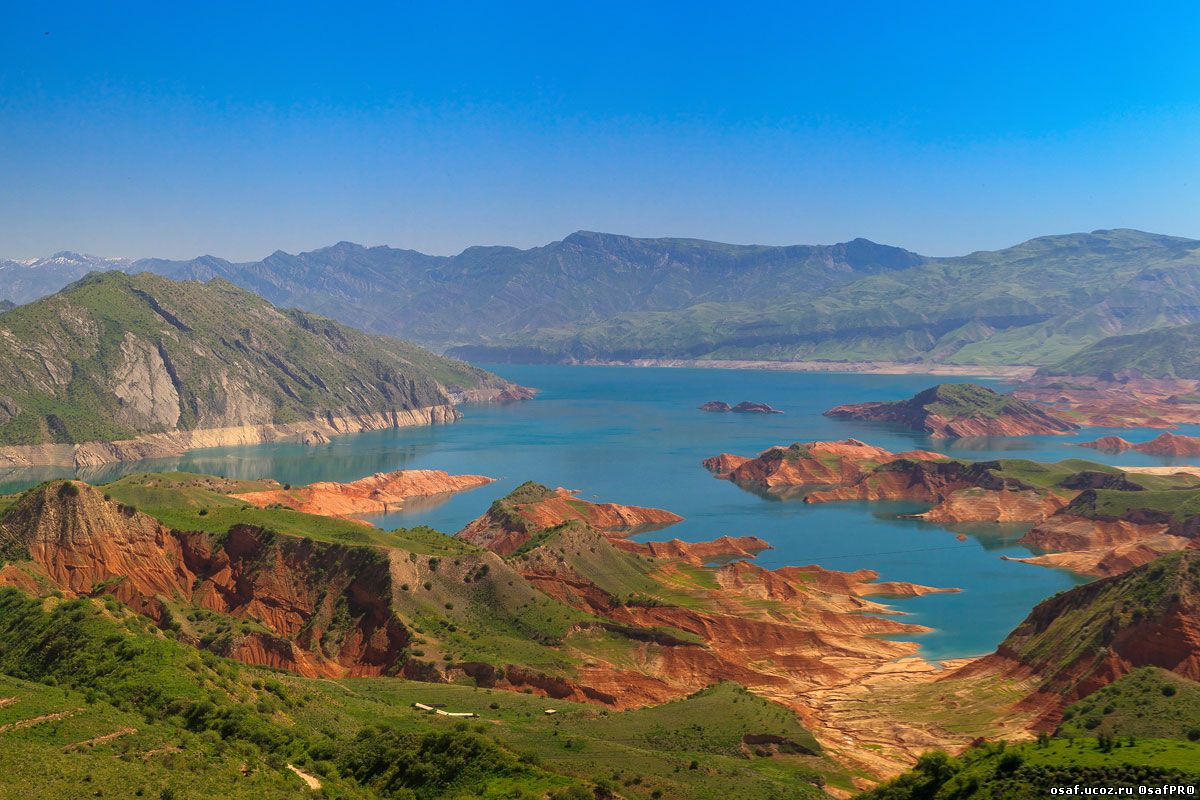 Нурекское водохранилище фото